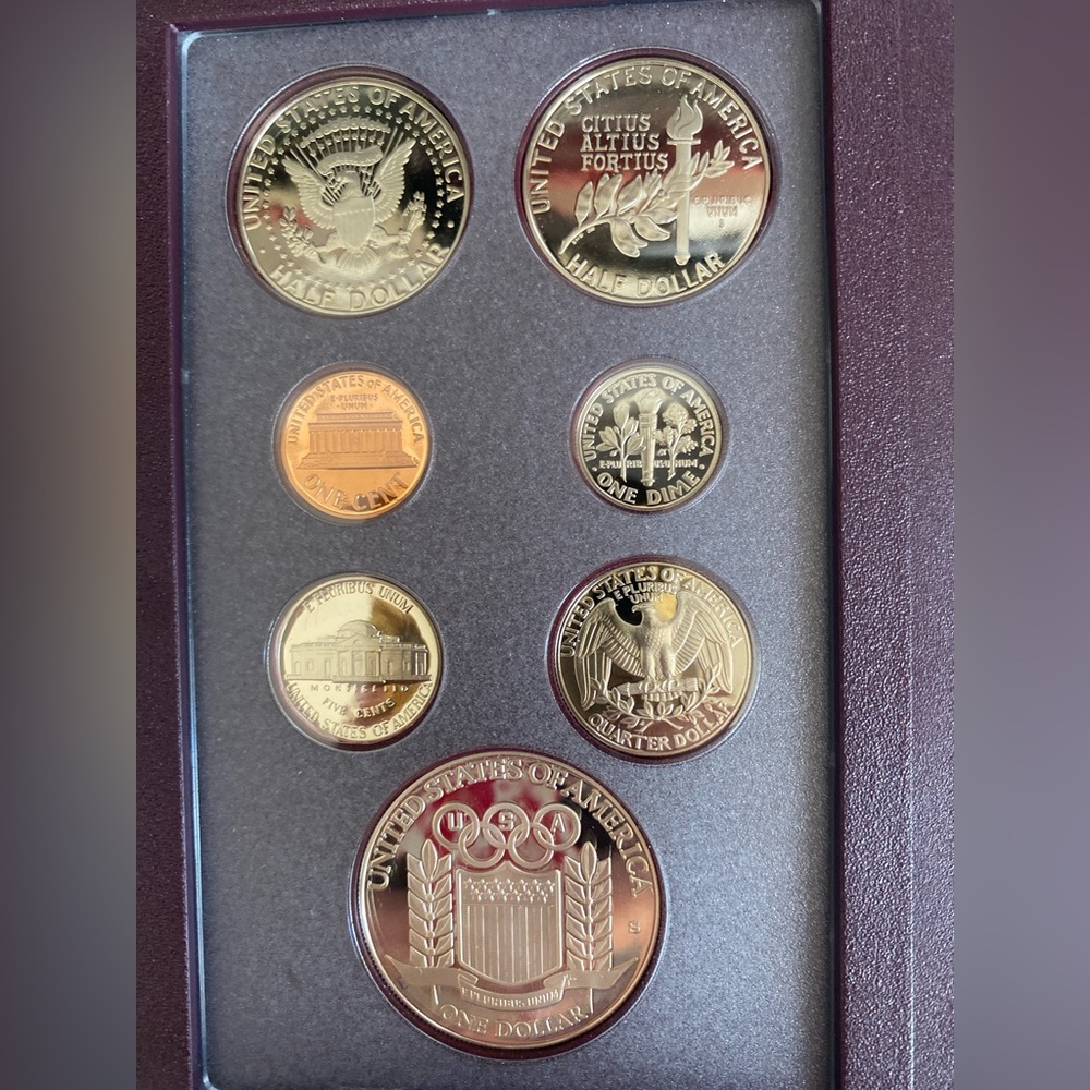 1992 US MINT OLYMPIC COIN SET - Picture 4 of 16